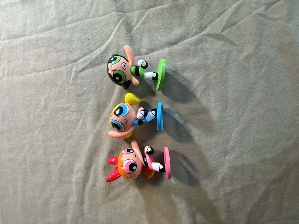 Cartoon Network The Powerpuff Girls Figurine Set 2000 Vintage